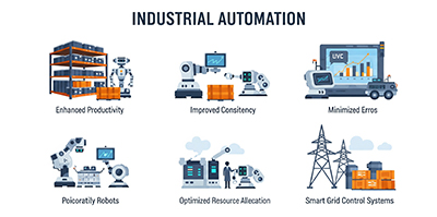 اتوماسیون صنعتی مزایا و کاربردها